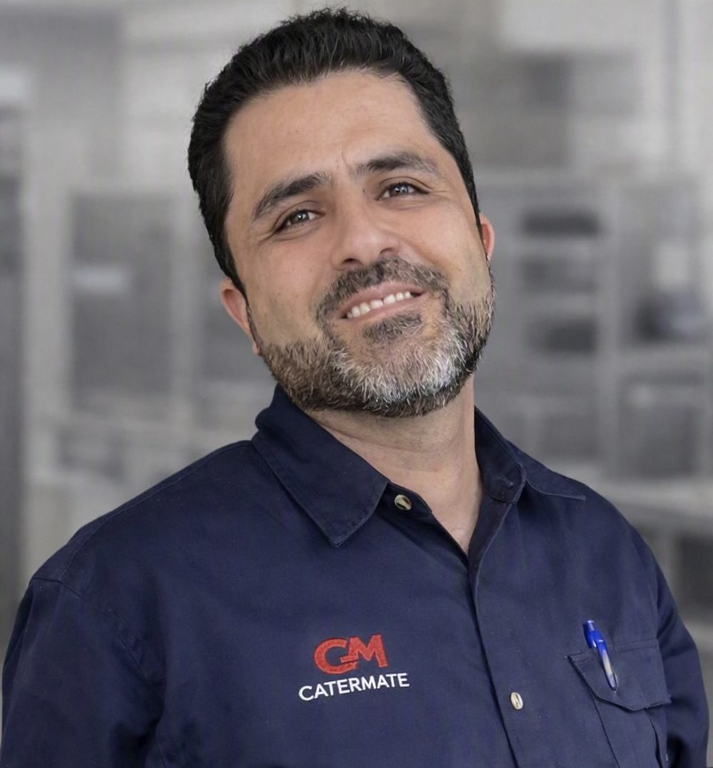 Simon Ghasemi, founder and lead technician at CaterMate